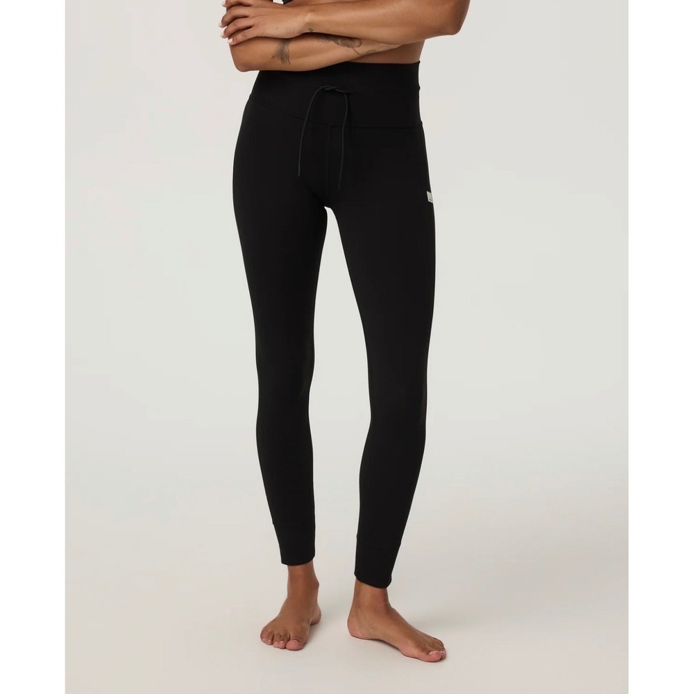 Vuori Daily Legging Women XS Black High Rise Drawstring Pocket Yoga Activewear